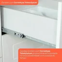 Ver mais imagens de Balcão para Cozinha 3 Gavetas 2 Portas com Tampo Emily Branco/HP/Calcare
