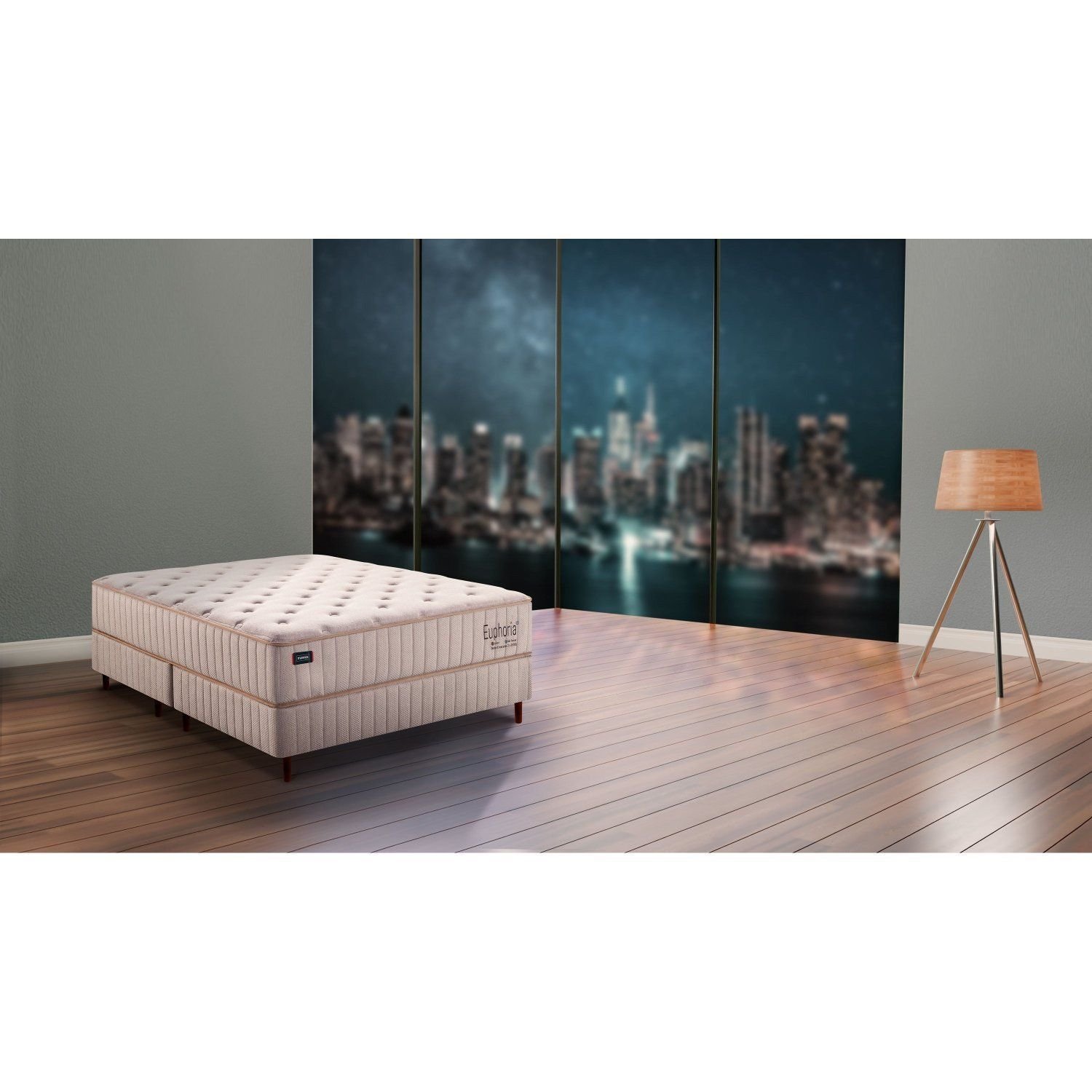Colchão Super King Molas Ensacadas Euphoria Gel Sense 193x203x34