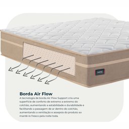 Colchão Super King  Molas Ensacadas Euphoria Gel Sense 193x203x34 - 10