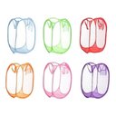 Ver imagem 1 de Cesto Organizador Dobrável Multiuso 50x30cm