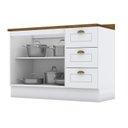 Ver imagem 3 de Balcão para Cozinha 3 Gavetas 2 Portas com Tampo Emily