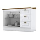 Ver imagem 3 de Balcão para Cozinha 3 Gavetas 2 Portas com Tampo Emily