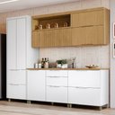 Ver imagem 1 de Cozinha Modular 5 Peças Marquesa 7 Portas 6 Gavetas 100 Mdf Nesher