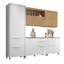 Ver imagem 2 de Cozinha Modular 5 Peças Marquesa 7 Portas 6 Gavetas 100 Mdf Nesher
