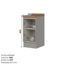 Ver imagem 4 de Balcão 400 mm 1 Porta com Tampo Emily