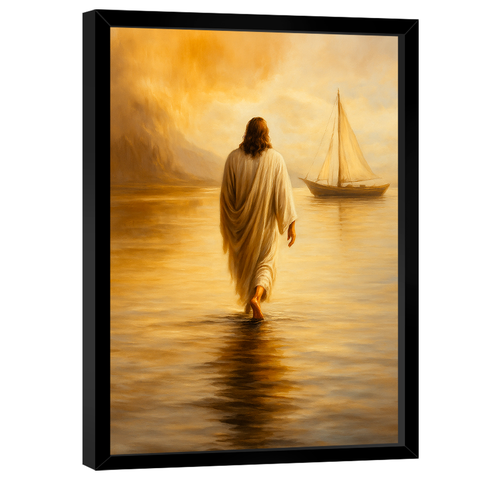 Quadro Decorativo a Caminhada de Jesus