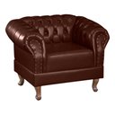 Ver imagem 1 de Poltrona Duque Chest Courano Marrom Café
