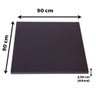 Tampo Quadrado 90 Cm (largura) P25 Pandin Mdp 2,50 Cm (altura) Cor Preto - 3