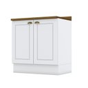 Ver imagem 2 de Balcão para Cozinha 2 Portas 80cm com Tampo Para Cooktop Emily