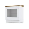 Balcão de Cozinha para Forno de Embutir com Tampo Emily Espresso Móveis - 3