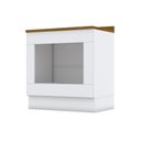 Ver imagem 3 de Balcão de Cozinha para Forno de Embutir com Tampo Emily Espresso Móveis