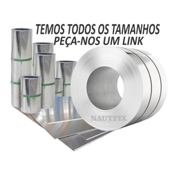 Kit Chapa de Alumínio para Calhas e Rufos 1m - 10 Metros - 3
