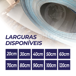 Kit Chapa de Alumínio para Calhas e Rufos 1m - 10 Metros - 6