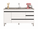 Ver imagem 1 de Gabinete de Cozinha MDP 1,44 m Elegância e Versatilidade:Branco