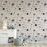 Papel de Parede Temático Astrologia Fundo Bege - 3,00x0,50m - 2