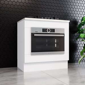 Balcão de Cozinha Para Forno de Embutir com Tampo Emily