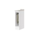 Ver imagem 2 de Balcão para Cozinha 20cm Porta Toalha com Tampo Emily Branco/HP/Calcare