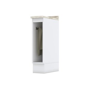 Balcão para Cozinha 20cm Porta Toalha com Tampo Emily
