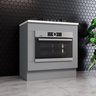 Balcão de Cozinha para Forno de Embutir com Tampo Emily Espresso Móveis - 1