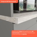 Ver imagem 4 de Balcão de Cozinha para Forno de Embutir com Tampo Emily Espresso Móveis