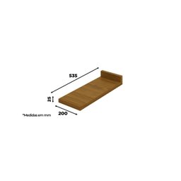 Balcão para Cozinha 20cm Porta Toalha com Tampo Emily - 3