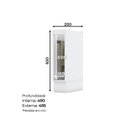 Ver imagem 2 de Balcão para Cozinha 20cm Porta Toalha com Tampo Emily