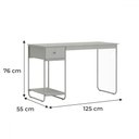 Ver imagem 3 de Mesa Escrivaninha Criare 1 Gaveta Preto - Art Panta