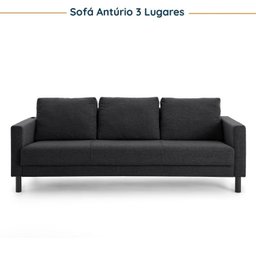 Conjunto de Sofá Antúrio 3 e 2 Lugares com Usb em Linho CabeCasa MadeiraMadeira - 10