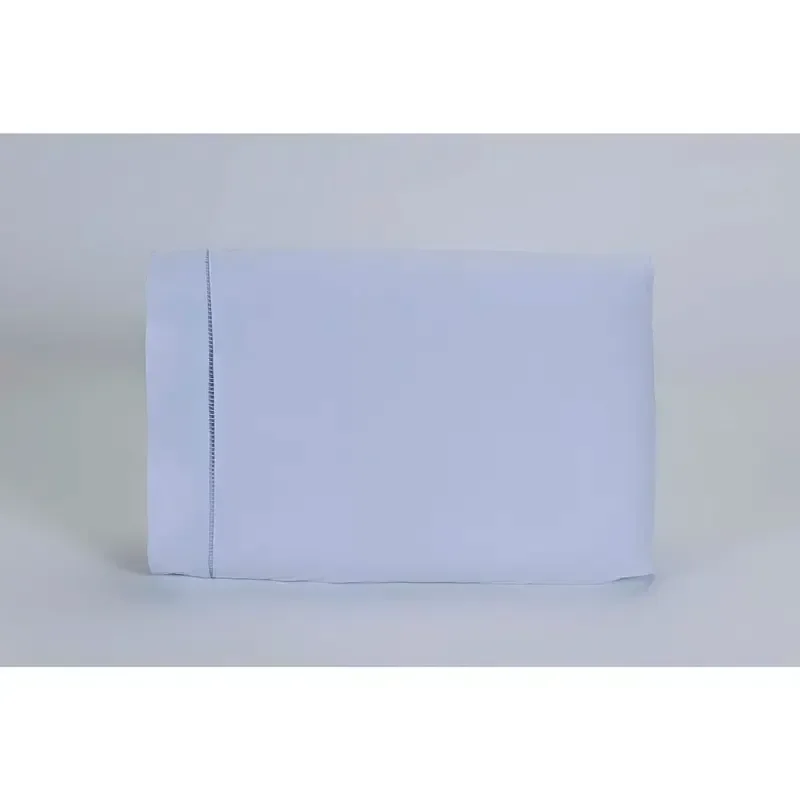 Kit 10 Fronhas 70x50cm Percal 100% Algodão 180 Fios Branco