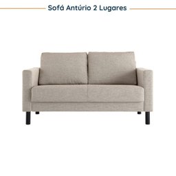 Conjunto de Sofá Antúrio 3 e 2 Lugares com Usb em Linho CabeCasa MadeiraMadeira - 7