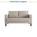 Ver imagem 7 de Conjunto de Sofá Antúrio 3 e 2 Lugares com Usb em Linho CabeCasa MadeiraOriginals