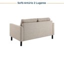 Ver mais imagens de Conjunto de Sofá Antúrio 3 e 2 Lugares com Usb em Linho CabeCasa MadeiraOriginals