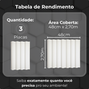 Ver imagem 6 de Kit 3 Painel Ripado Pvc 3d Decorativo 2,70m X 16cm