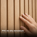 Ver imagem 2 de Kit 3 Painel Ripado 3D Decorativo 2,70m x 16cm