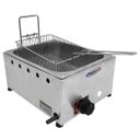 Ver imagem 1 de Fritadeira Industrial Inox à Gás 1 Cuba 5 Litros com Cesto