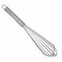 Ver imagem 1 de Batedor de Massas Ovos Fouet Robusto Aço Inox Manual 39cm