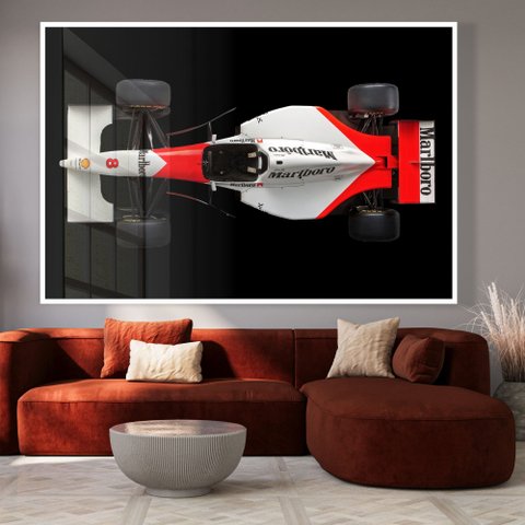 Quadro Decorativo Carro de Corrida Formula 1 Sala Quarto Casa Escritório