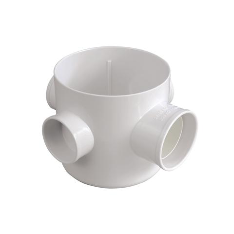 Corpo para Caixa Sifonada Tam. 100 X 100x 50mm Cor Branco Durín
