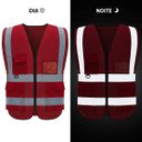 Ver imagem 4 de Colete Faixa Sinalizadora Blusao Refletivo Kit 30 Uni Fluorescente Segurança Epi Obra Transito Segun