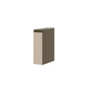 Ver imagem 3 de Balcão para Cozinha Condimentos 20cm 100% MDF Aurora Espresso Móveis Marrom/Duna/Cristal