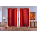 Ver imagem 1 de Cortina Jacquard Luxo em Tecido Semi Blackout Sala 6,00x2,80:vermelho