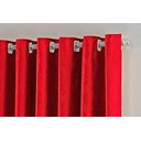 Ver imagem 2 de Cortina Jacquard Luxo em Tecido Semi Blackout Sala 6,00x2,80:vermelho