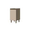 Ver imagem 3 de Balcão Para Cozinha 1 Porta 40cm 100% MDF Aurora Espresso Móveis