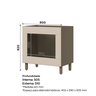 Balcão Para Cozinha Forno Embutir 100% MDF Aurora Espresso Móveis - 4