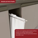 Ver imagem 5 de Balcão para Cozinha Porta Toalha 100% MDF Aurora Espresso Móveis Marrom/Duna