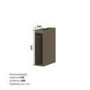 Ver imagem 4 de Balcão Para Cozinha Porta Toalha 100% MDF Aurora Espresso Móveis