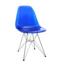 Ver imagem 1 de Cadeira Eames Eiffel Dsr Em Policarbonato Com Base Cromada - Várias Cores 126 - Bella Brasil Decor