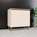 Ver imagem 1 de Balcão Para Cozinha 2 Portas 80cm 100% MDF Aurora Espresso Móveis