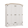 Guarda-roupa 4 Portas 2 Gavetas - Smile Serpil - 1