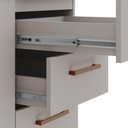 Ver mais imagens de Balcão Gabinete para Cozinha 120 cm 2 Portas 3 Gavetas Valência Cinza 100% MDF Casamia